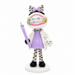 Figura Decorativa Odontóloga Cebra con Brackets