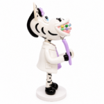 Figura Decorativa Odontóloga Cebra con Brackets