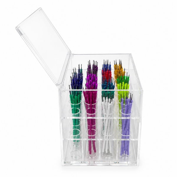 Organizador Acrílico para Bastones de Aplicación Dental (Microbrush)