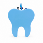 Organizador Acrílico para Resinas Dentales en Forma de Diente