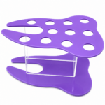 Porta Resinas de Acrílico con Forma de Muela para Consultorio Dental