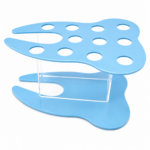 Porta Resinas de Acrílico con Forma de Muela para Consultorio Dental