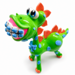 Dinosaurio con Brackets